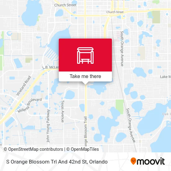 Mapa de S Orange Blossom Trl And 42nd St