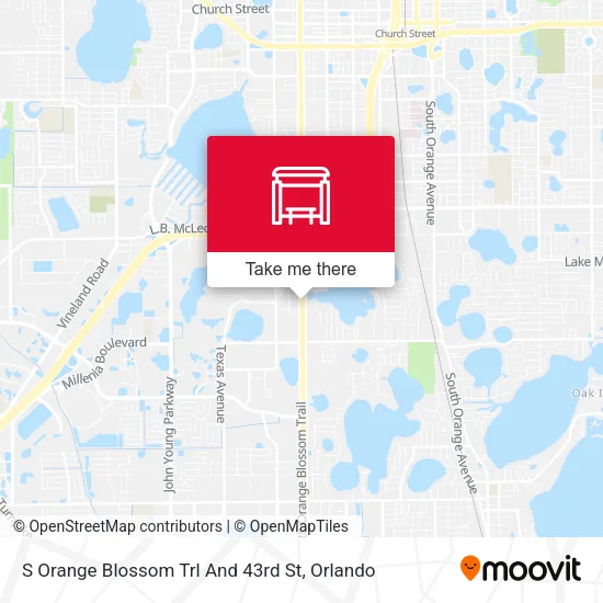 Mapa de S Orange Blossom Trl And 43rd St