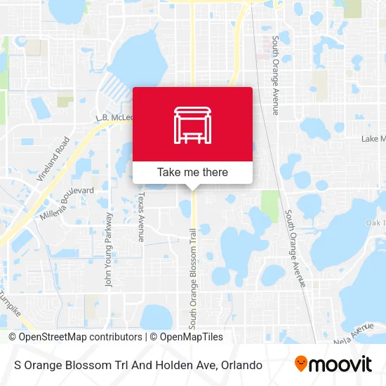 Mapa de S Orange Blossom Trl And Holden Ave
