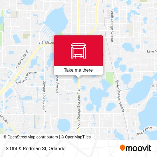 S Obt & Redman St map