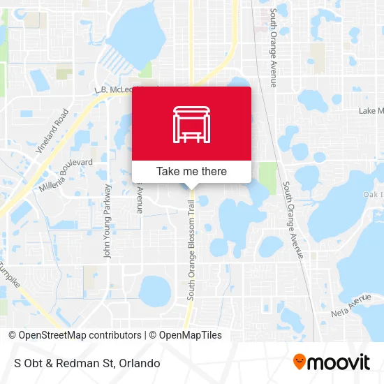 S Obt & Redman St map