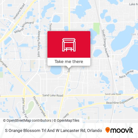 Mapa de S Orange Blossom Trl And W Lancaster Rd