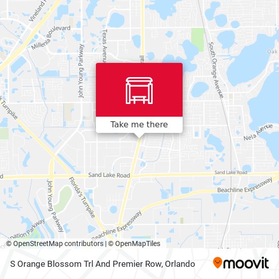 Mapa de S Orange Blossom Trl And Premier Row