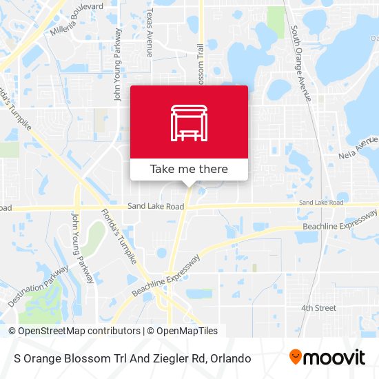 S Orange Blossom Trl And Ziegler Rd map