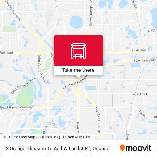 S Orange Blossom Trl And W Landst Rd map