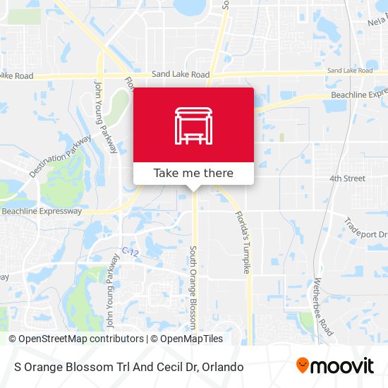 Mapa de S Orange Blossom Trl And Cecil Dr