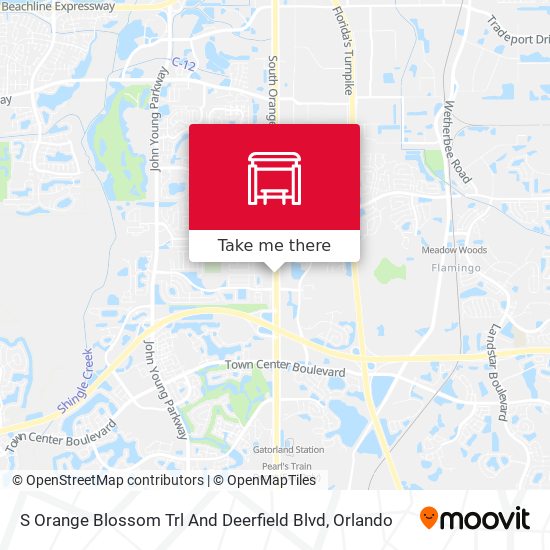 Mapa de S Orange Blossom Trl And Deerfield Blvd