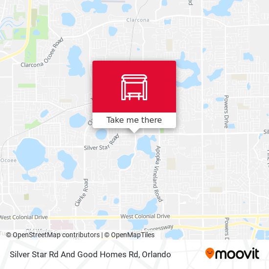 Silver Star Rd And Good Homes Rd map