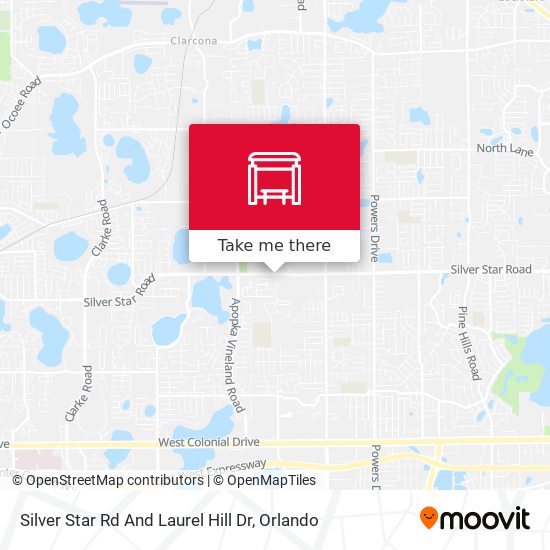 Mapa de Silver Star Rd And Laurel Hill Dr