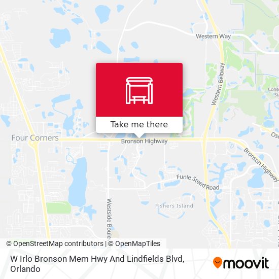 W Irlo Bronson Mem Hwy And Lindfields Blvd map