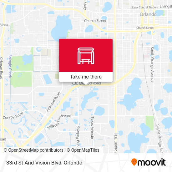 Mapa de 33rd St And Vision Blvd