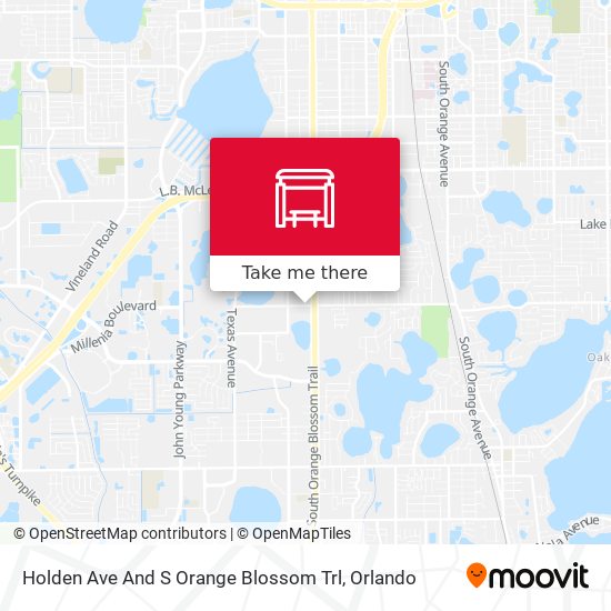 Holden Ave And S Orange Blossom Trl map