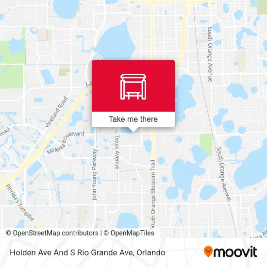 Mapa de Holden Ave And S Rio Grande Ave