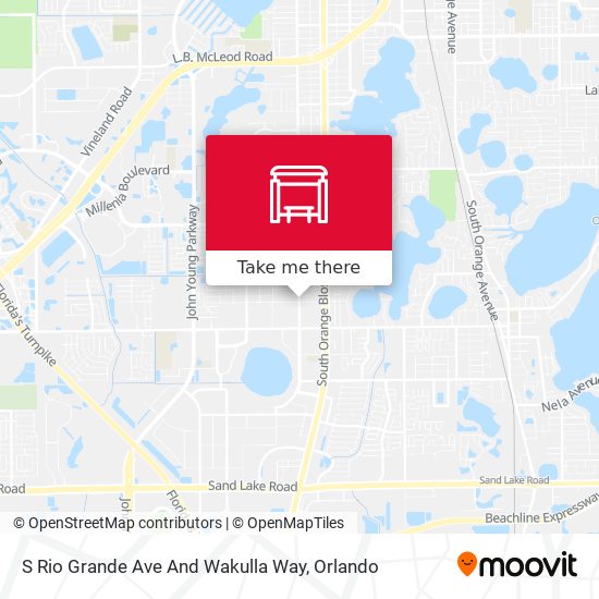 S Rio Grande Ave And Wakulla Way map