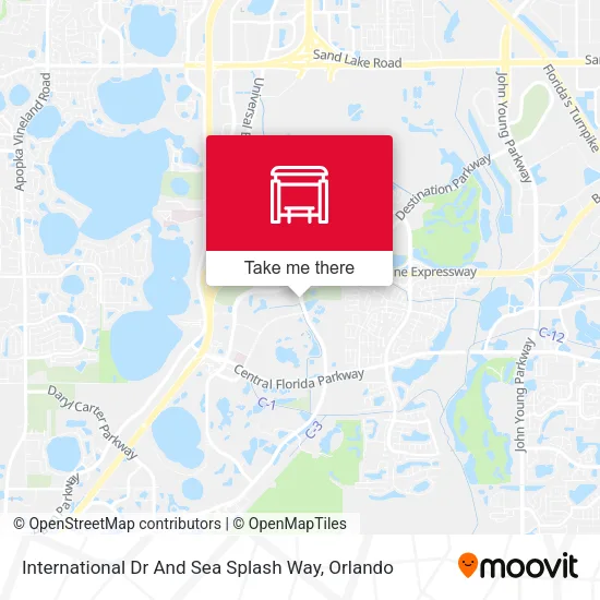 Mapa de International Dr And Sea Splash Way