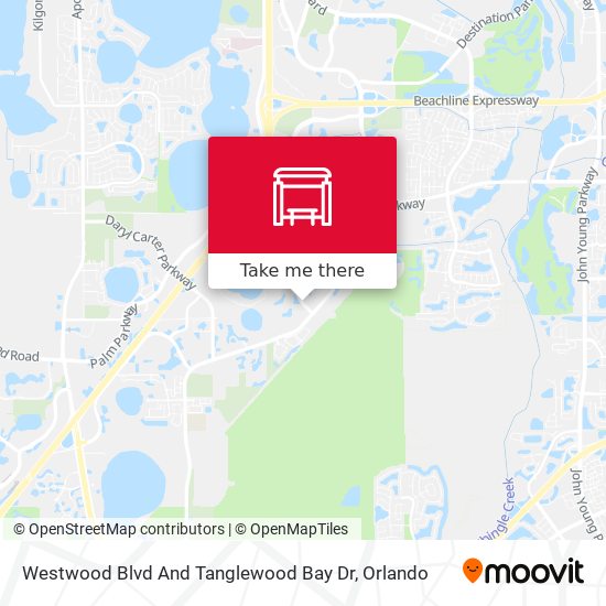 Westwood Blvd And Tanglewood Bay Dr map