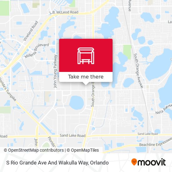 S Rio Grande Ave And Wakulla Way map