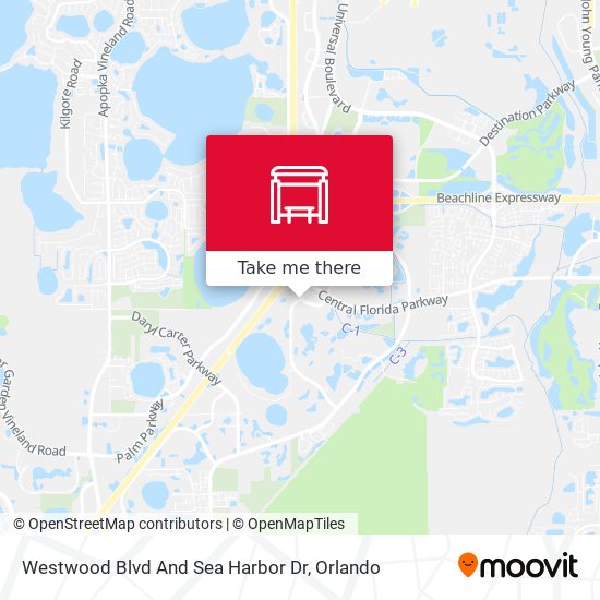 Mapa de Westwood Blvd And Sea Harbor Dr