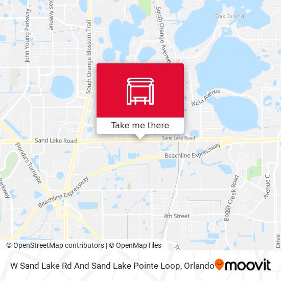 Mapa de W Sand Lake Rd And Sand Lake Pointe Loop