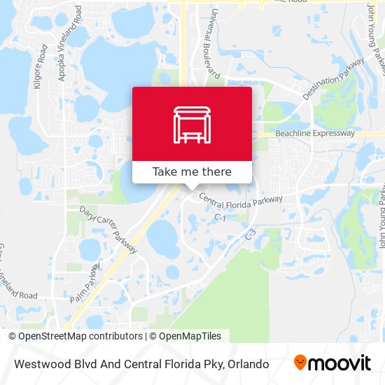 Mapa de Westwood Blvd And Central Florida Pky