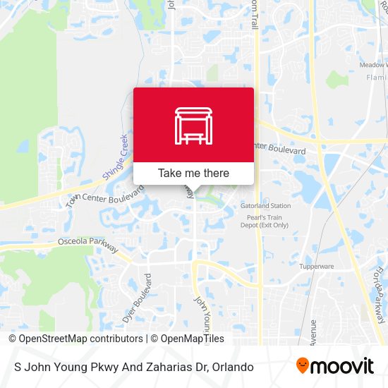 Mapa de S John Young Pkwy And Zaharias Dr
