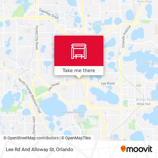 Lee Rd And Alloway St map