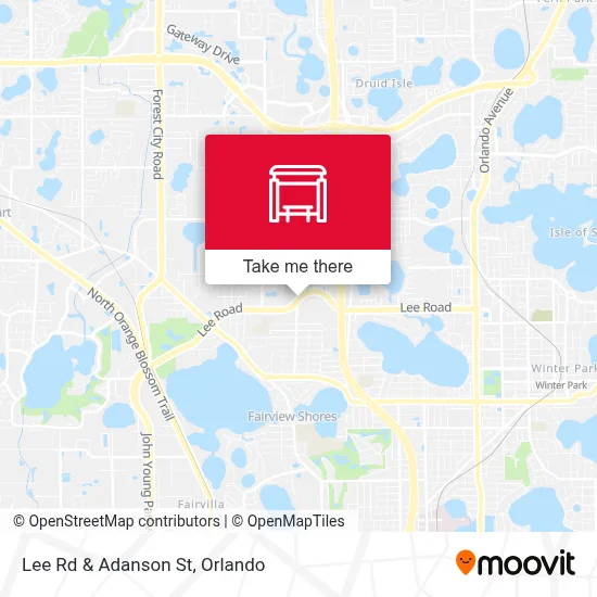 Lee Rd & Adanson St map