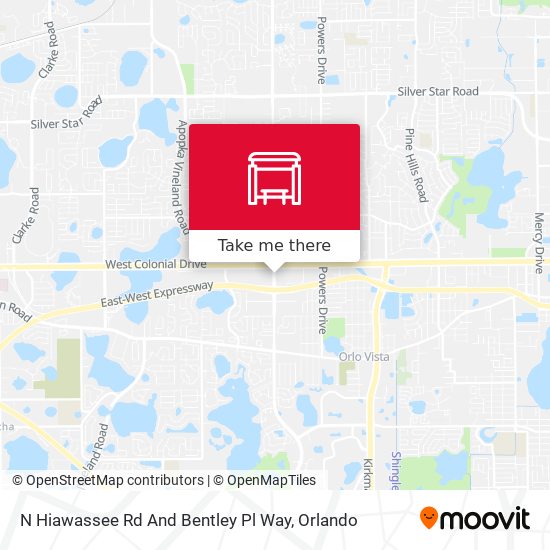 Mapa de N Hiawassee Rd And Bentley Pl Way