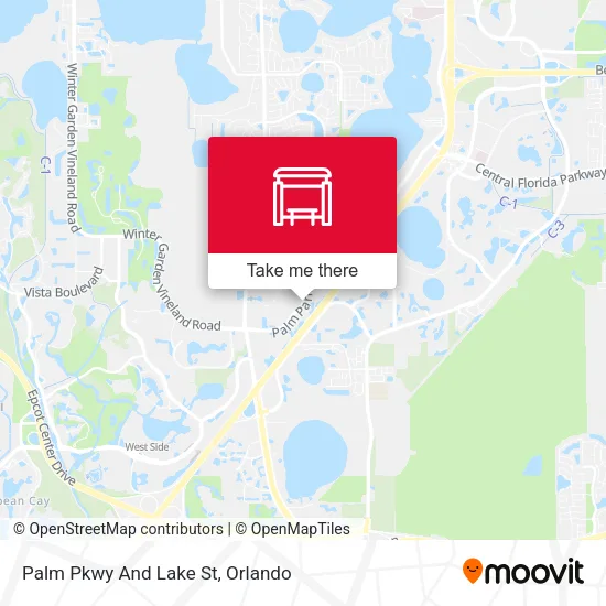 Mapa de Palm Pkwy And Lake St