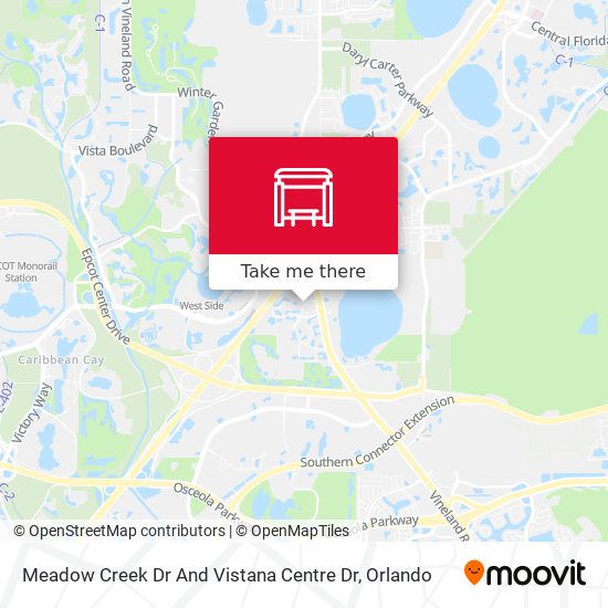 Meadow Creek Dr And Vistana Centre Dr map