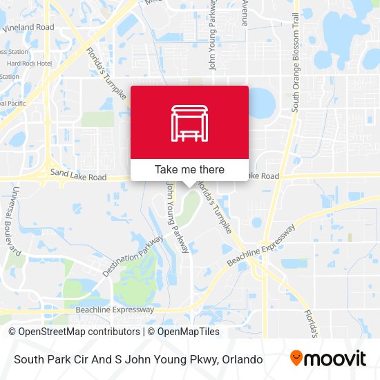 South Park Cir And S John Young Pky map