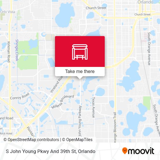 S John Young Pkwy And 39th St map