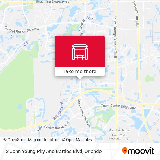 Mapa de S John Young Pky And Battles Blvd