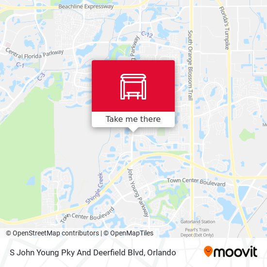 S John Young Pky And Deerfield Blvd map