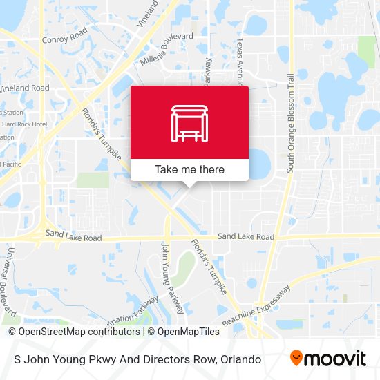 Mapa de S John Young Pkwy And Directors Row
