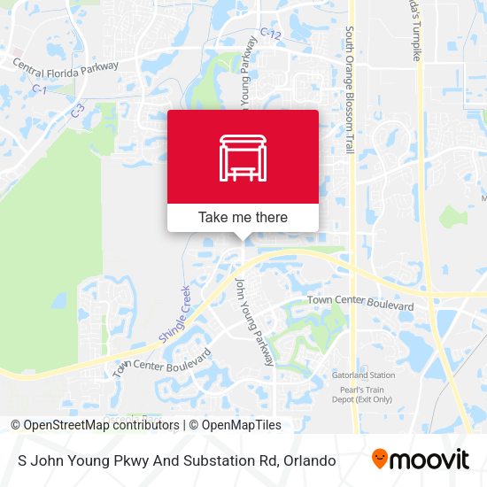 S John Young Pkwy And Substation Rd map