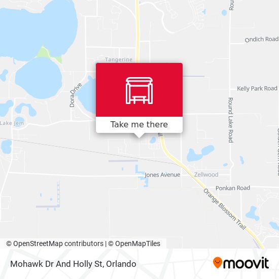 Mohawk Dr And Holly St map