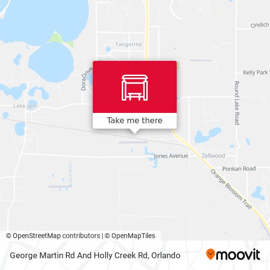 George Martin Rd And Holly Creek Rd map