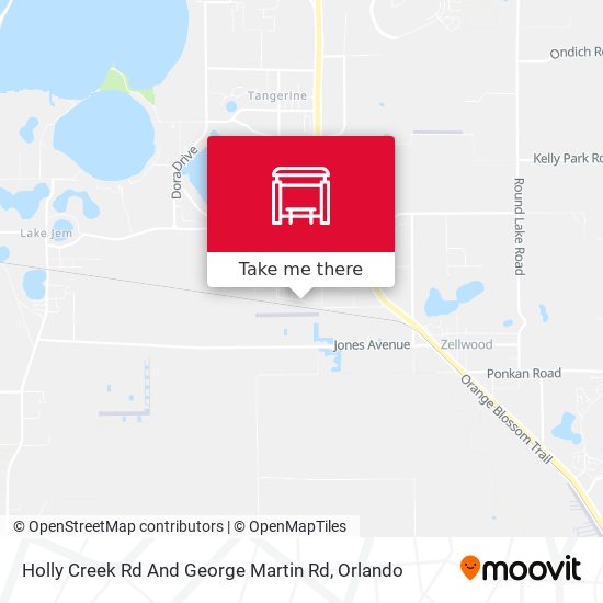 Mapa de Holly Creek Rd And George Martin Rd