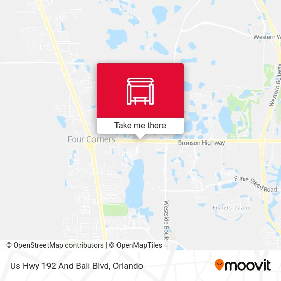 Mapa de Us Hwy 192 And Bali Blvd