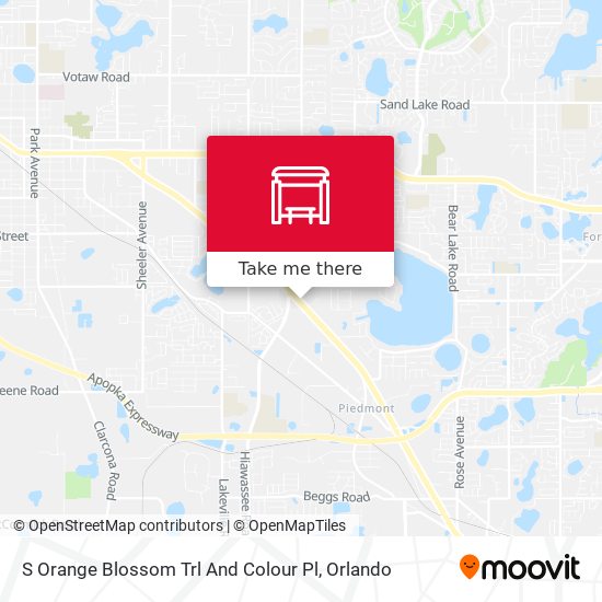 Mapa de S Orange Blossom Trl And Colour Pl