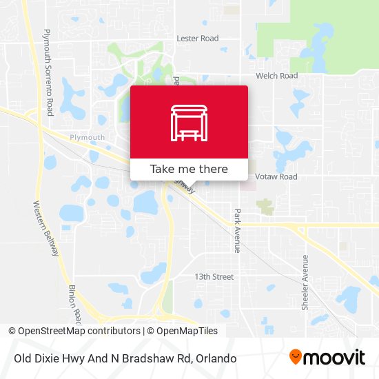 Mapa de Old Dixie Hwy And N Bradshaw Rd