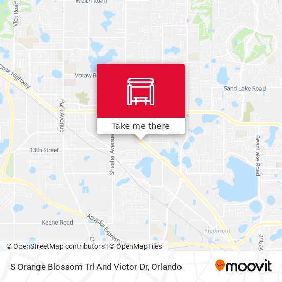Mapa de S Orange Blossom Trl And Victor Dr