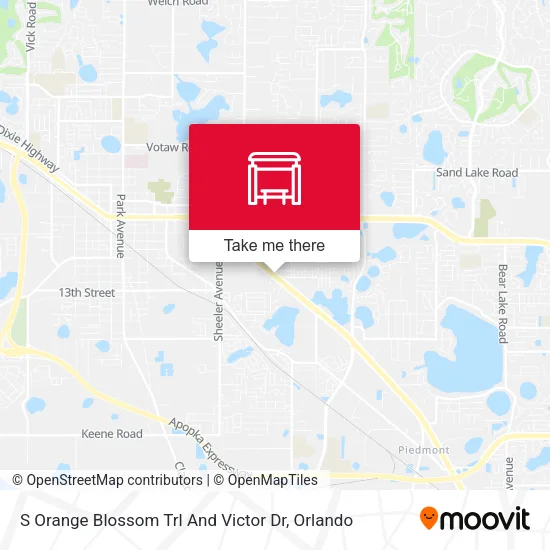 Mapa de S Orange Blossom Trl And Victor Dr