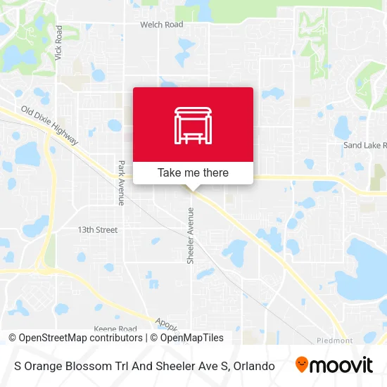 Mapa de S Orange Blossom Trl And Sheeler Ave S