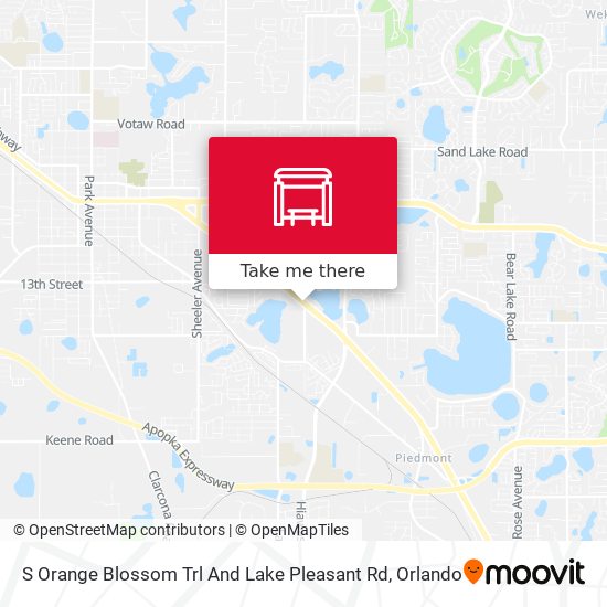 S Orange Blossom Trl And Lake Pleasant Rd map