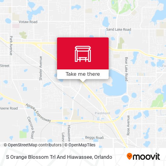 S Orange Blossom Trl And Hiawassee map