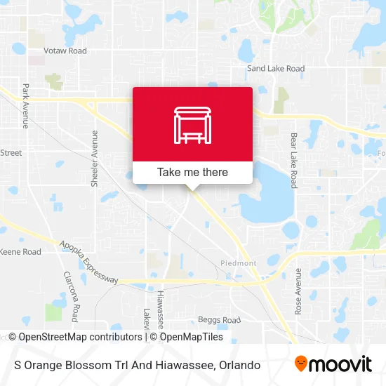 Mapa de S Orange Blossom Trl And Hiawassee