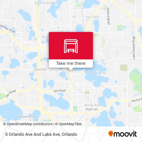 Mapa de S Orlando Ave And Lake Ave