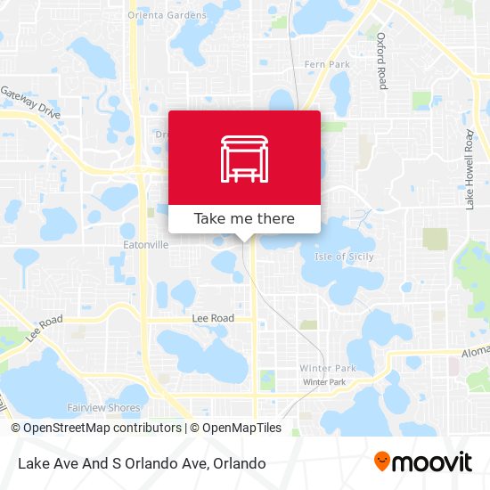 Lake Ave And S Orlando Ave map